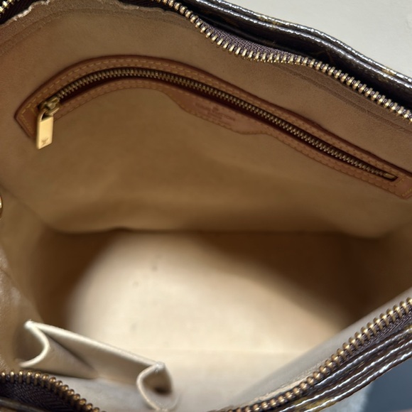 Louis Vuitton Monogram Canvas Looping GM Shoulder Bag Purse Brown Number Leather - Picture 10 of 16